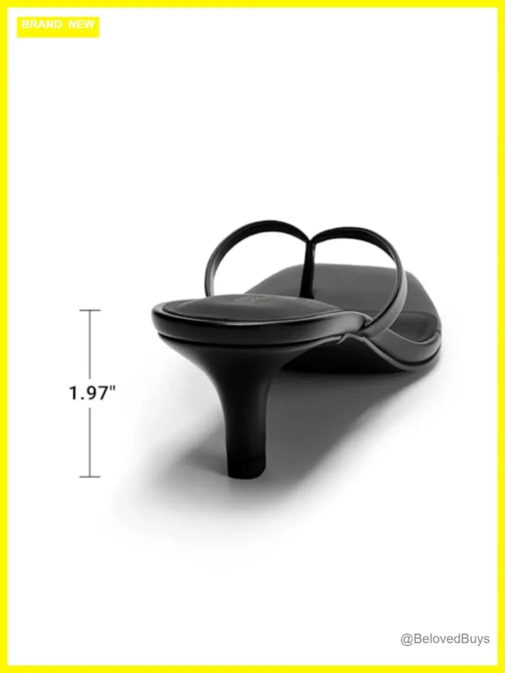Women's Kitten Heel Flip Flop Sandals - Comfortable Low Heels for Summer